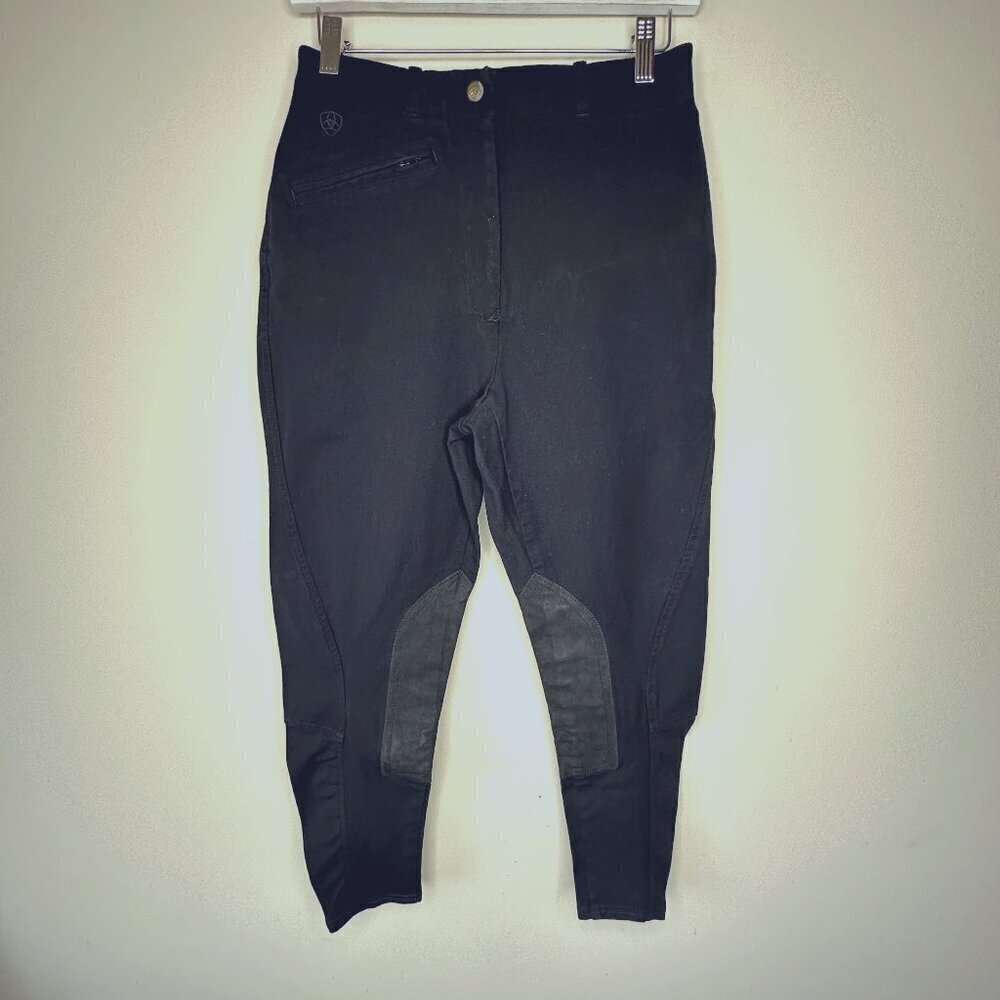 Ariat All Around Equestrian Performance Western Breeches Pants in Black - Sz 30R